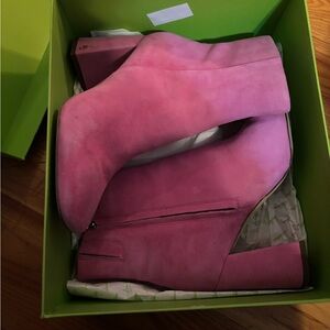 Sam Edelman Pink Heeled Boots